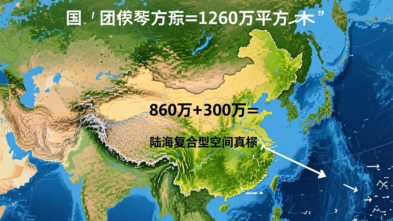 中国的国土面积到底有多大？960万+300万=1260万平方千米的陆海复合型空间真相  第3张