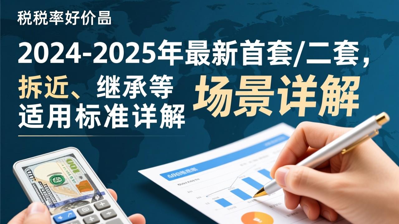 契税税率是多少？2024-2025年最新首套/二套/拆迁/继承等全场景适用标准详解
