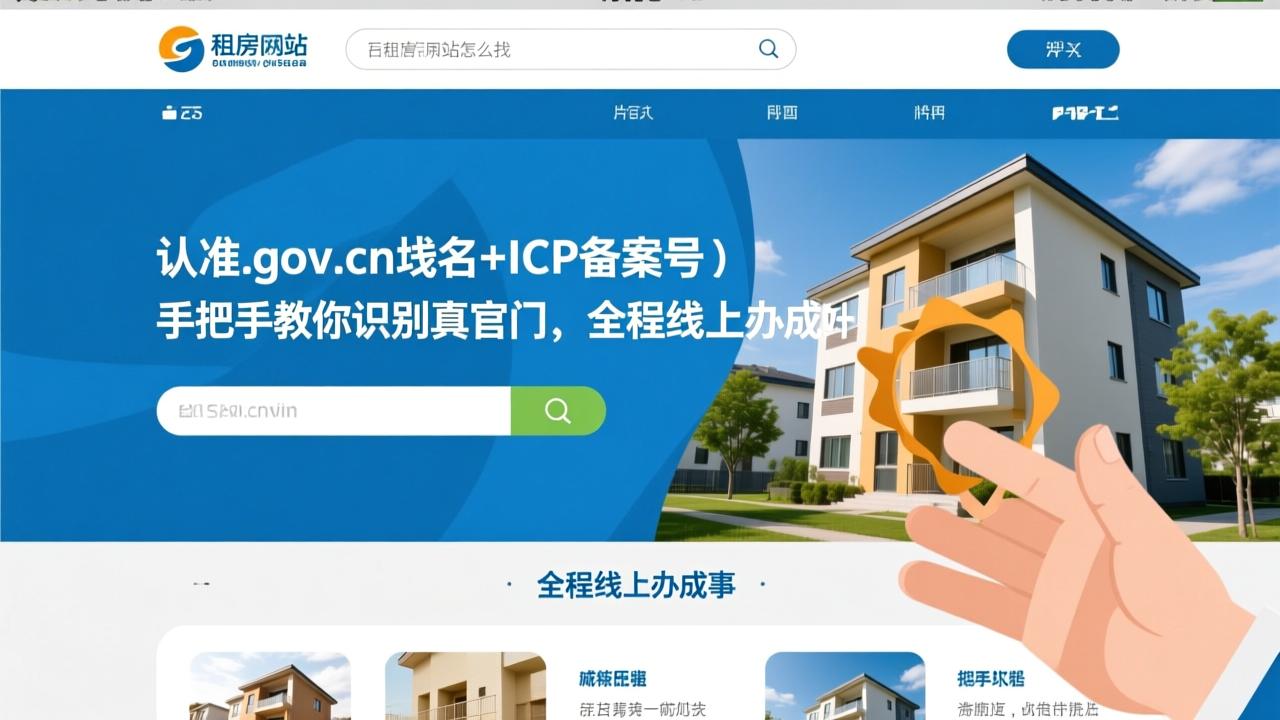 公租房网站怎么找？认准.gov.cn域名+ICP备案号，手把手教你识别真官网、全程线上办成事  第2张