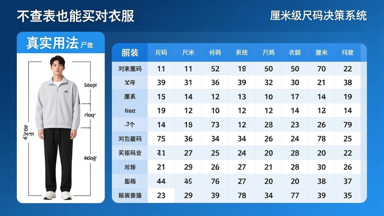 服装尺码对照表真实用法:不查表也能买对衣服的厘米级尺码决策系统 第2张 服装尺码对照表真实用法:不查表也能买对衣服的厘米级尺码决策系统 第2张