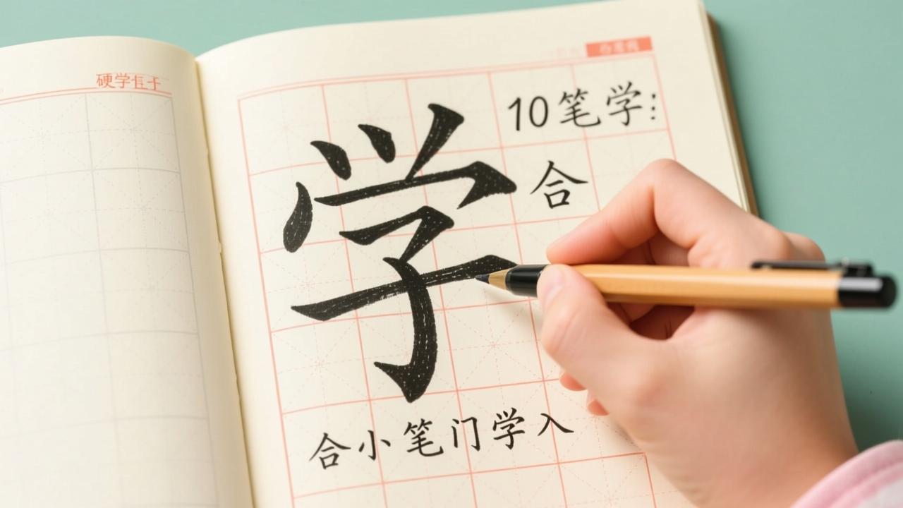 拿字怎么写｜手部+合部结构拆解｜小学生硬笔书法入门必学的10笔汉字书写要点