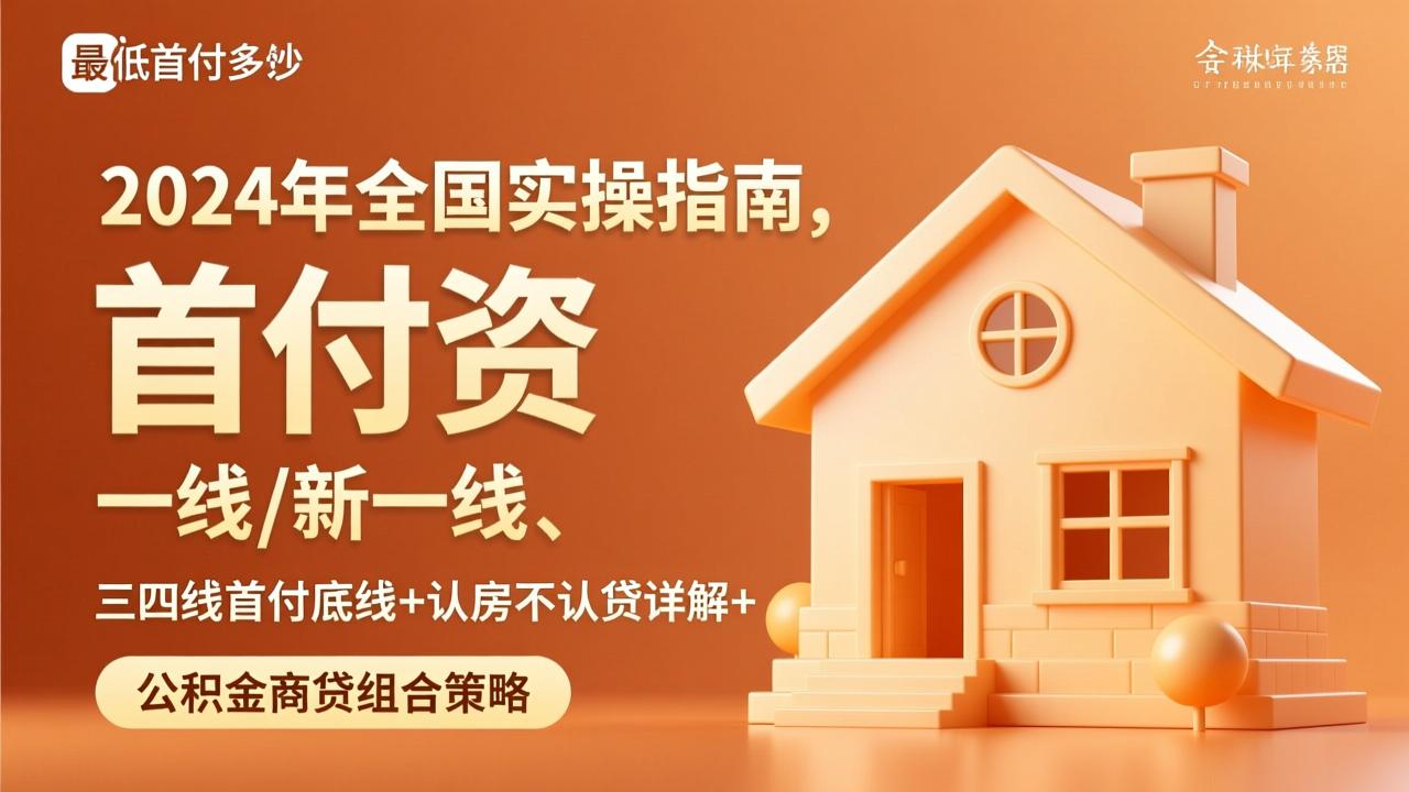 买房最低首付多少?2024年全国实操指南:一线/新一线/三四线首付底线+认房不认贷详解+公积金商贷组合策略 第4张 买房最低首付多少?2024年全国实操指南:一线/新一线/三四线首付底线+认房不认贷详解+公积金商贷组合策略 第4张