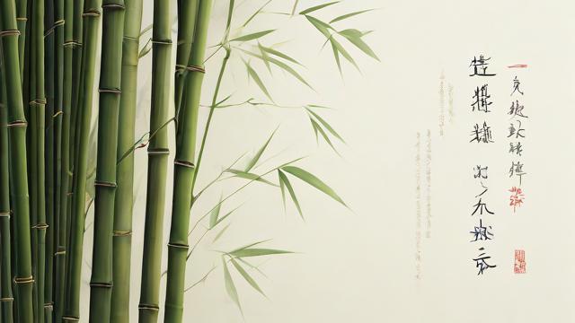 竹子的寓意解读:从传统文化到现代设计的传承与发展 第3张 竹子的寓意解读:从传统文化到现代设计的传承与发展 第3张