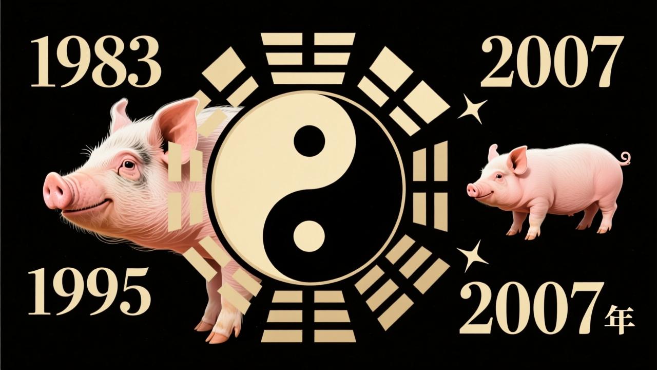 猪属什么五行？揭秘1983、1995、2007年出生属猪人的命运差异  第3张