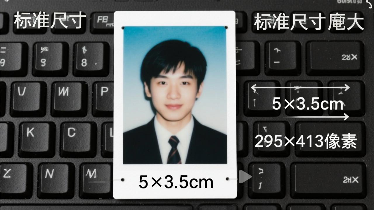 1寸照片多大?标准尺寸2.5×3.5cm对应295×413像素,避免因尺寸不符被退回  第2张 1寸照片多大?标准尺寸2.5×3.5cm对应295×413像素,避免因尺寸不符被退回  第2张