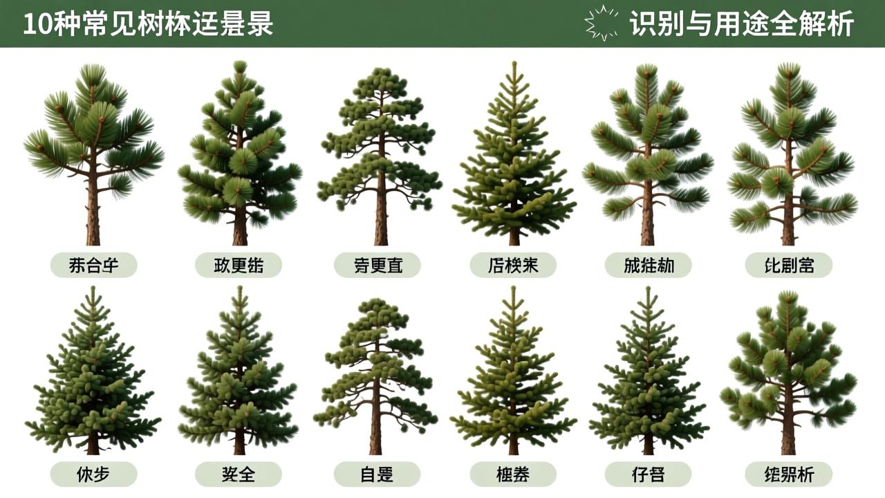 松树的种类有哪些？10种常见松树识别与用途全解析