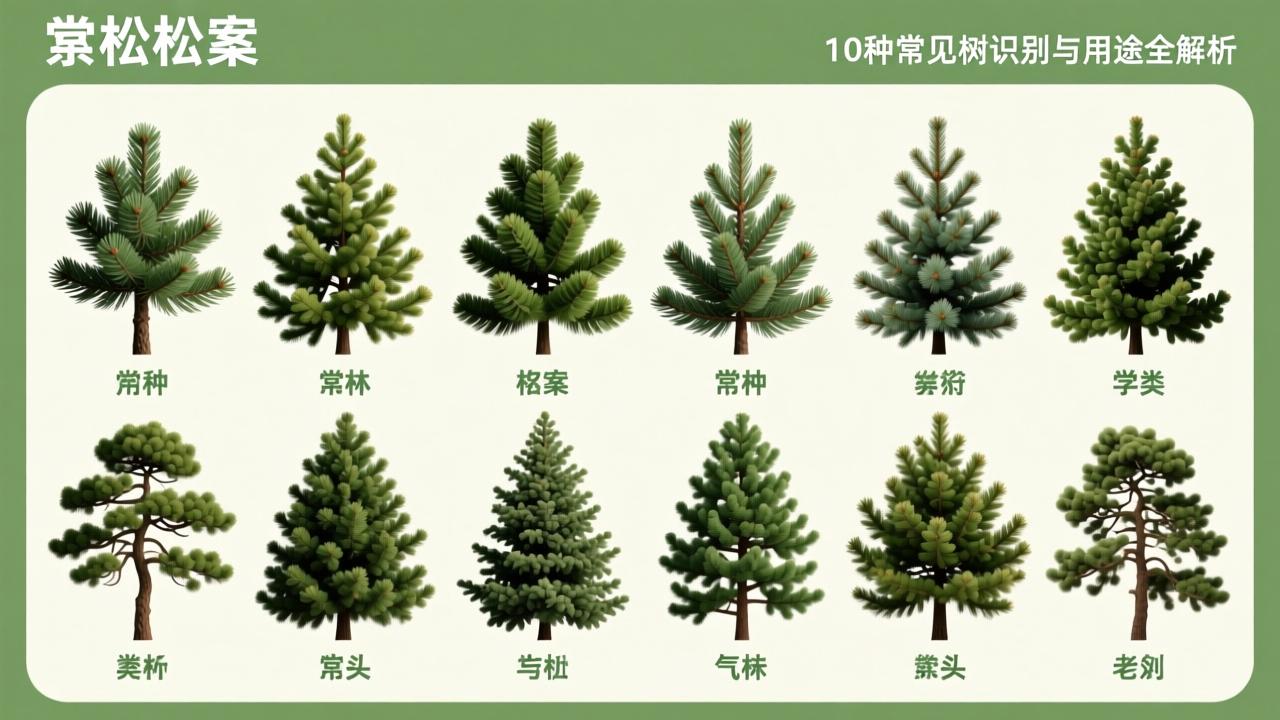 松树的种类有哪些?10种常见松树识别与用途全解析 第2张 松树的种类有哪些?10种常见松树识别与用途全解析 第2张