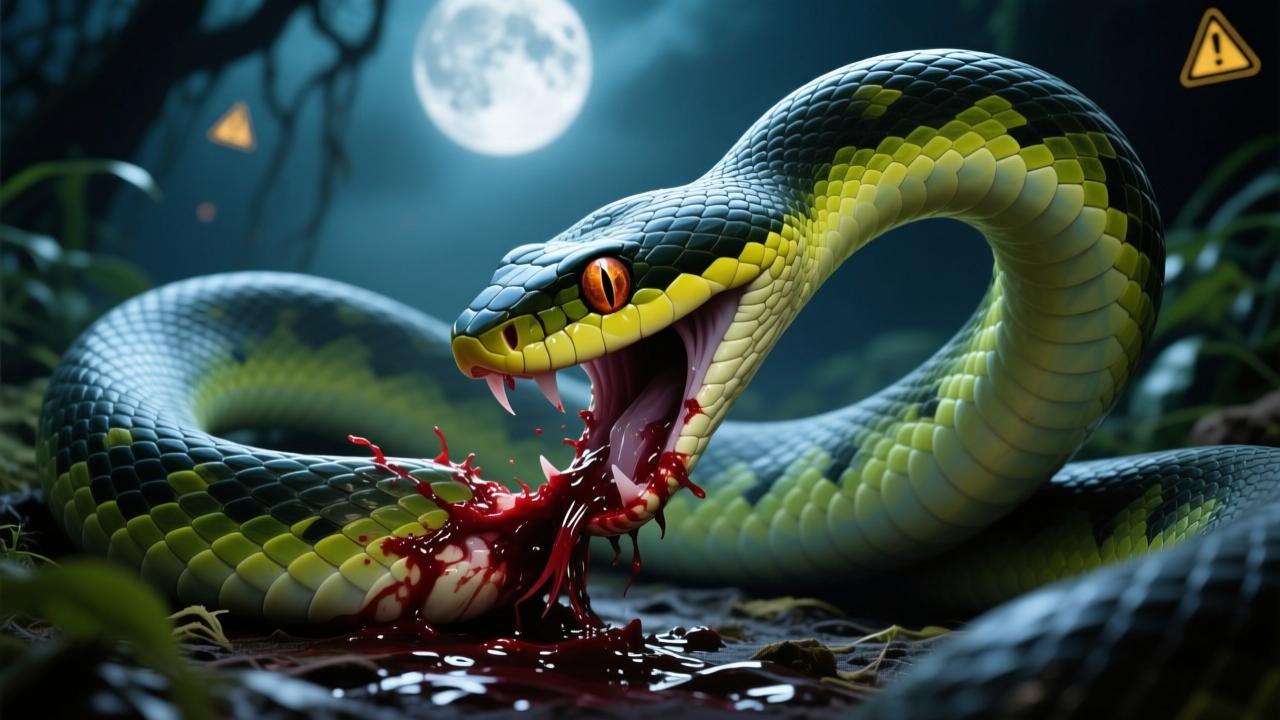 梦见被大蛇咬意味着什么？揭秘梦境背后的潜意识警告与心理启示