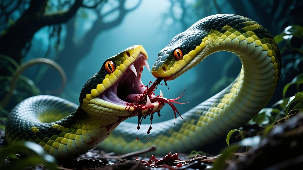 梦见被大蛇咬意味着什么？揭秘梦境背后的潜意识警告与心理启示  第4张