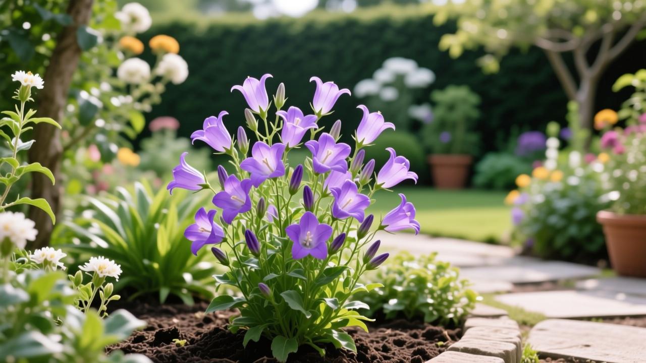 紫斑风铃草种植全攻略：如何打造庭院中的静谧诗意花园