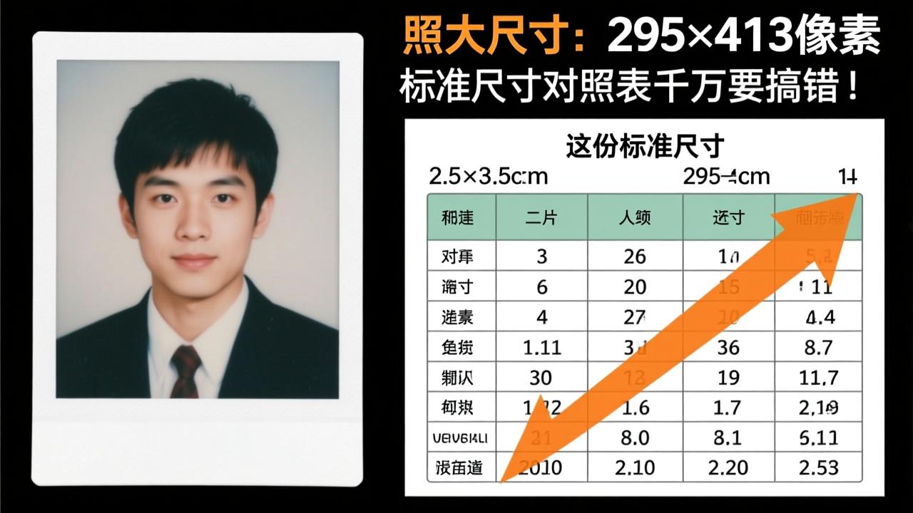 一寸照片多大尺寸?2.5×3.5cm还是295×413像素?这份标准尺寸对照表千万别搞错! 第4张 一寸照片多大尺寸?2.5×3.5cm还是295×413像素?这份标准尺寸对照表千万别搞错! 第4张