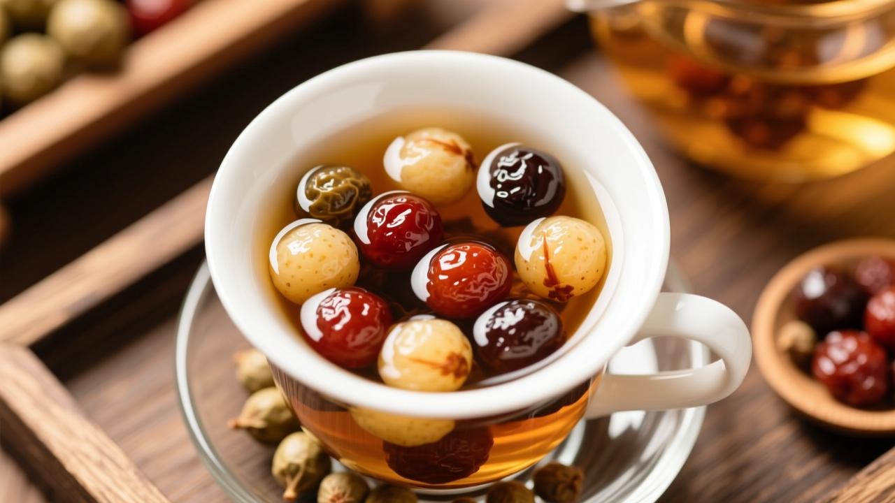 八宝茶功效有哪些?揭秘女性养生、增强免疫、调理气血的日常茶饮 第3张 八宝茶功效有哪些?揭秘女性养生、增强免疫、调理气血的日常茶饮 第3张