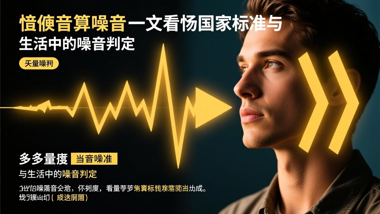 多少分贝算噪音?一文看懂国家标准与生活中的噪音判定 第2张 多少分贝算噪音?一文看懂国家标准与生活中的噪音判定 第2张