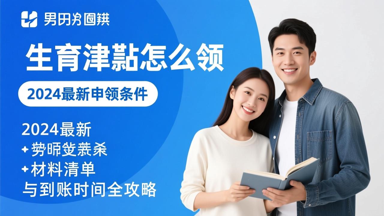 男方生育津贴怎么领？2024最新申领条件、材料清单与到账时间全攻略