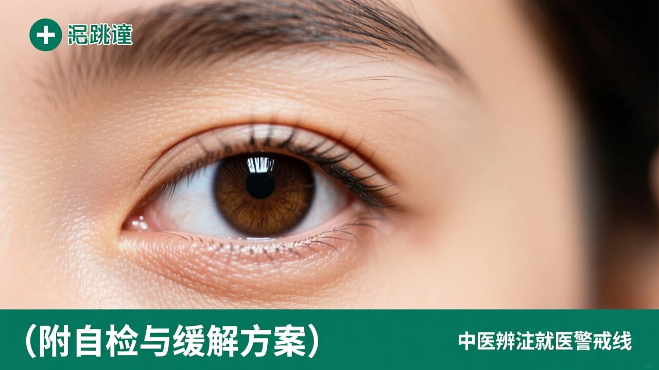 右眼跳什么预兆？科学解读+民俗对照+中医辨证+就医警戒线（附自检与缓解方案）