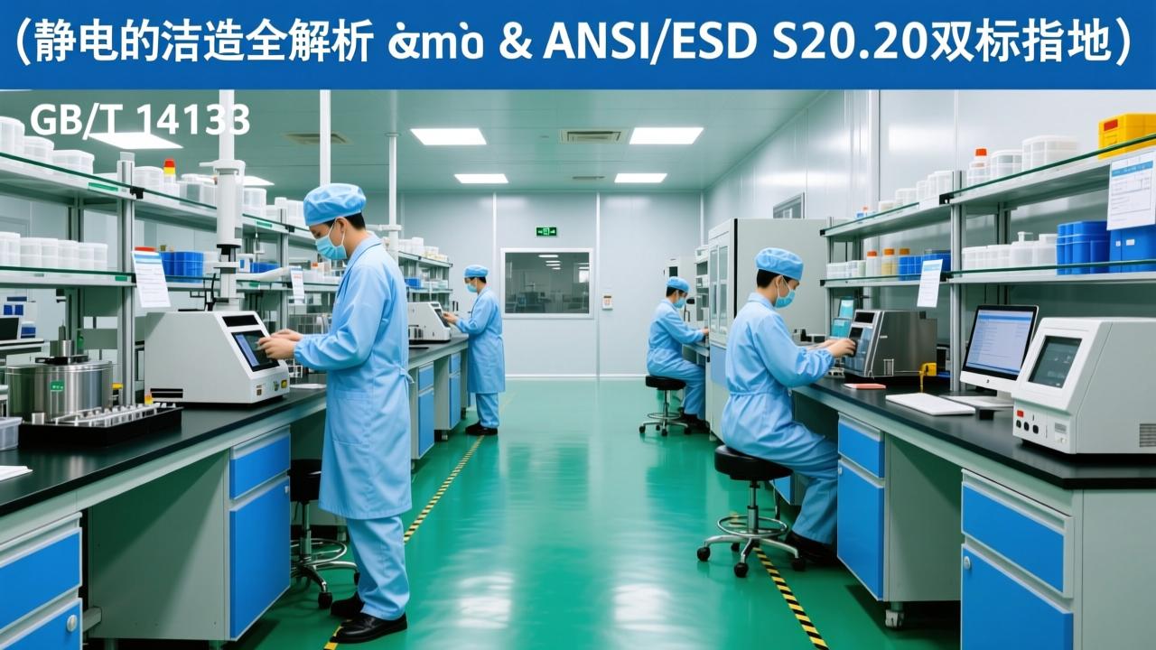 防静电的方法全解析:电子制造、实验室与洁净室实战指南(GB/T 14133 & ANSI/ESD S20.20双标落地) 第2张 防静电的方法全解析:电子制造、实验室与洁净室实战指南(GB/T 14133 & ANSI/ESD S20.20双标落地) 第2张