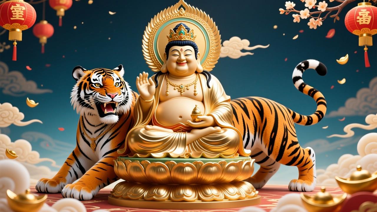 属虎本命佛是谁？虚空藏菩萨如何真正护佑2025寅虎年运势与心性成长
