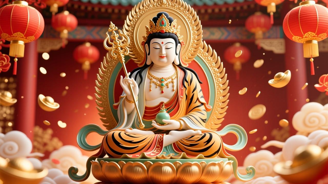 属虎本命佛是谁？虚空藏菩萨如何真正护佑2025寅虎年运势与心性成长  第2张