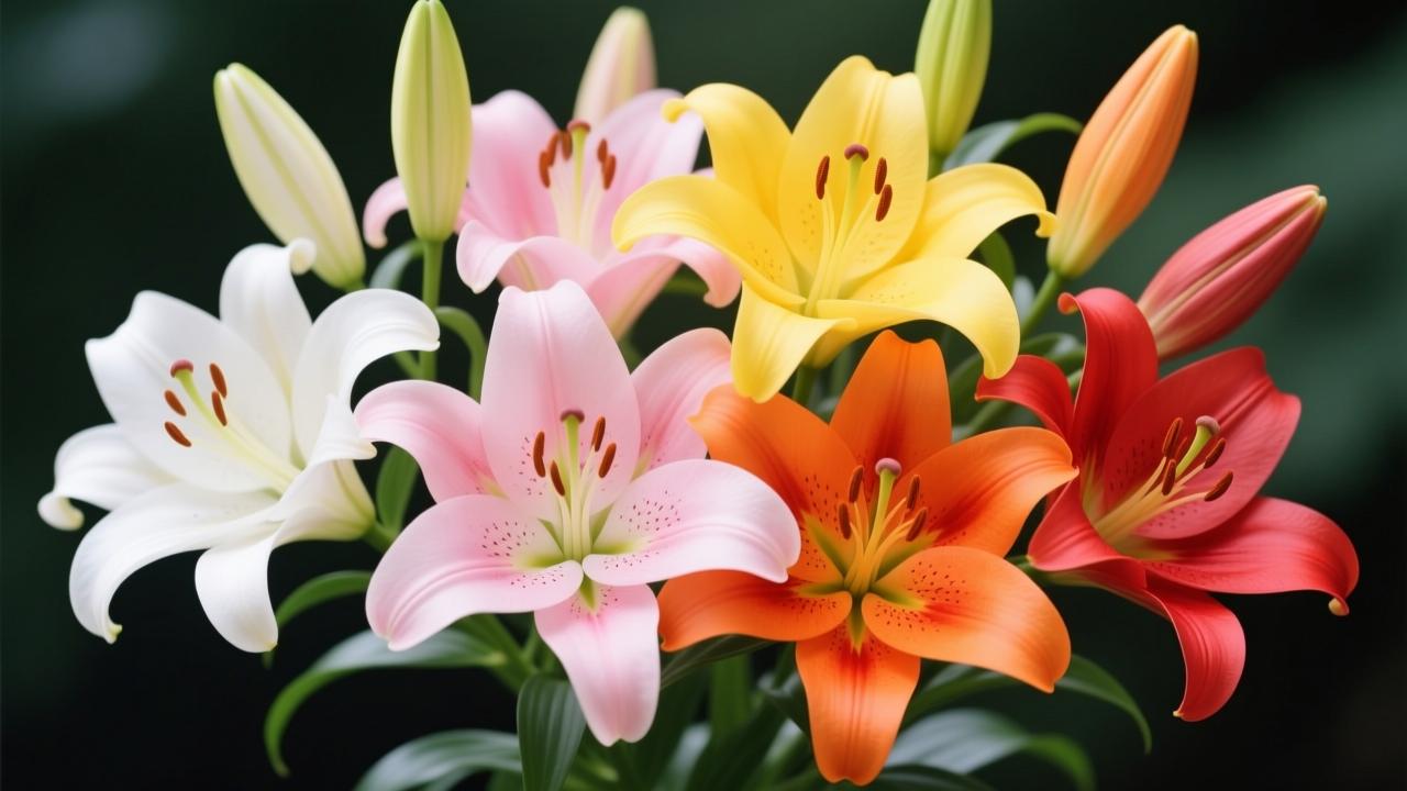 百合花的花语全解析：白/粉/黄/橙/红百合代表什么？送对颜色才真正懂TA