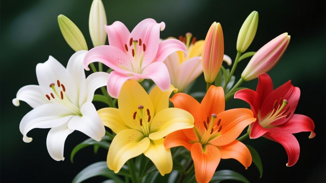 百合花的花语全解析：白/粉/黄/橙/红百合代表什么？送对颜色才真正懂TA  第2张