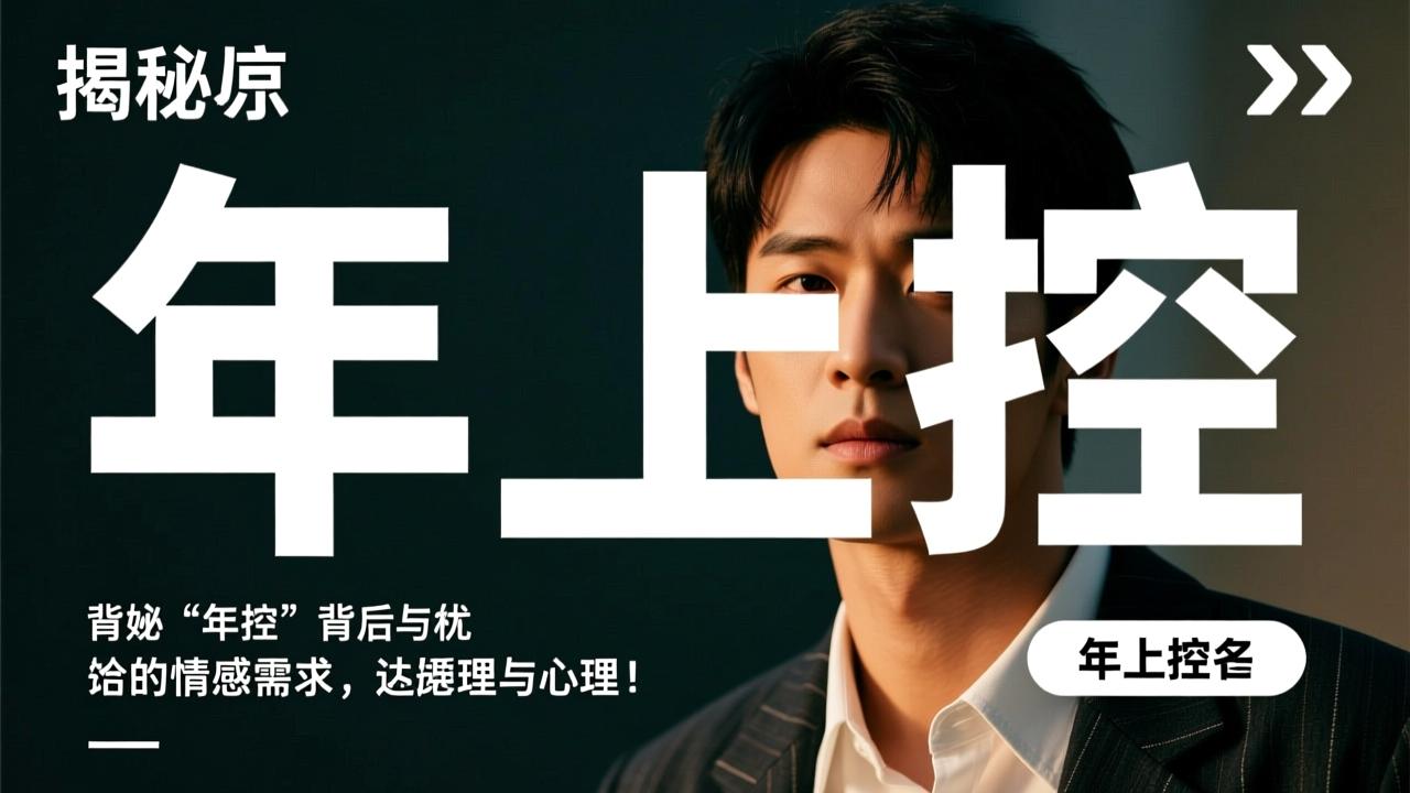 年上什么意思？揭秘‘年上控’背后的情感需求与心理偏好