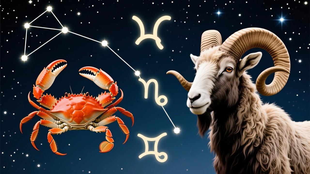 巨蟹座和摩羯座配吗？揭秘最互补的星座组合如何长久相爱