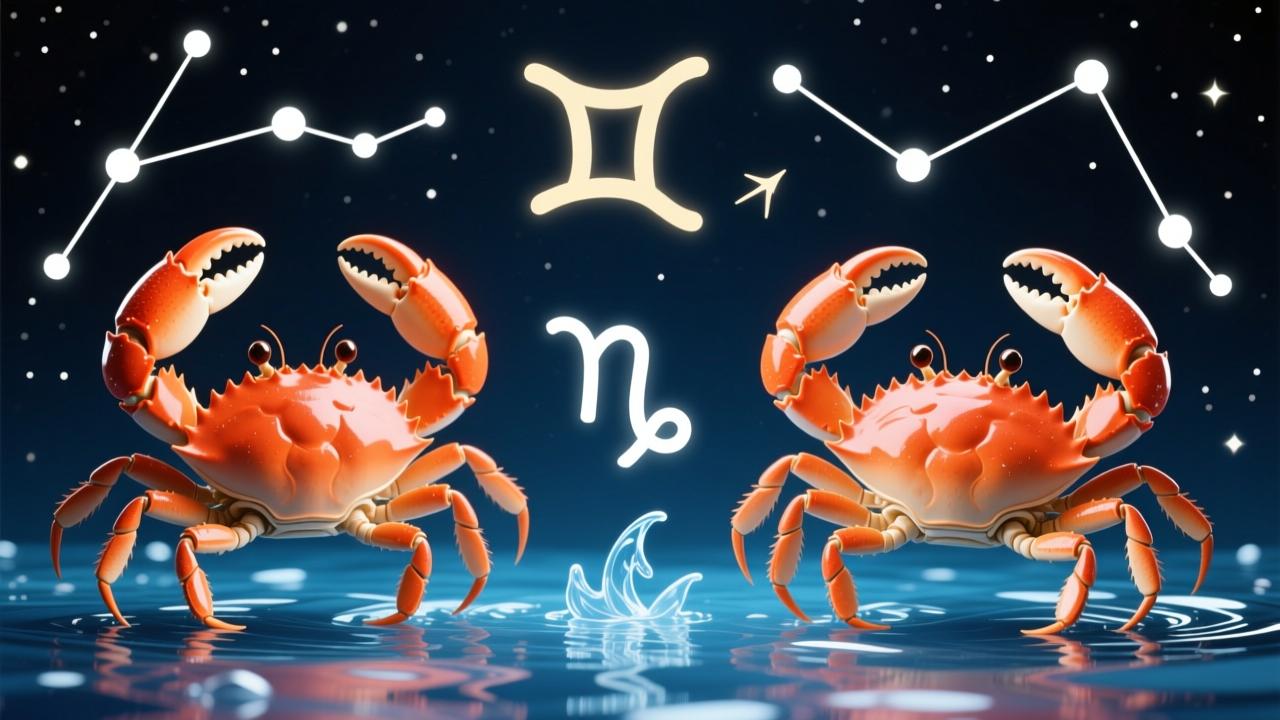 双子座和巨蟹座配吗？揭秘风象与水象星座的互补情感密码  第2张