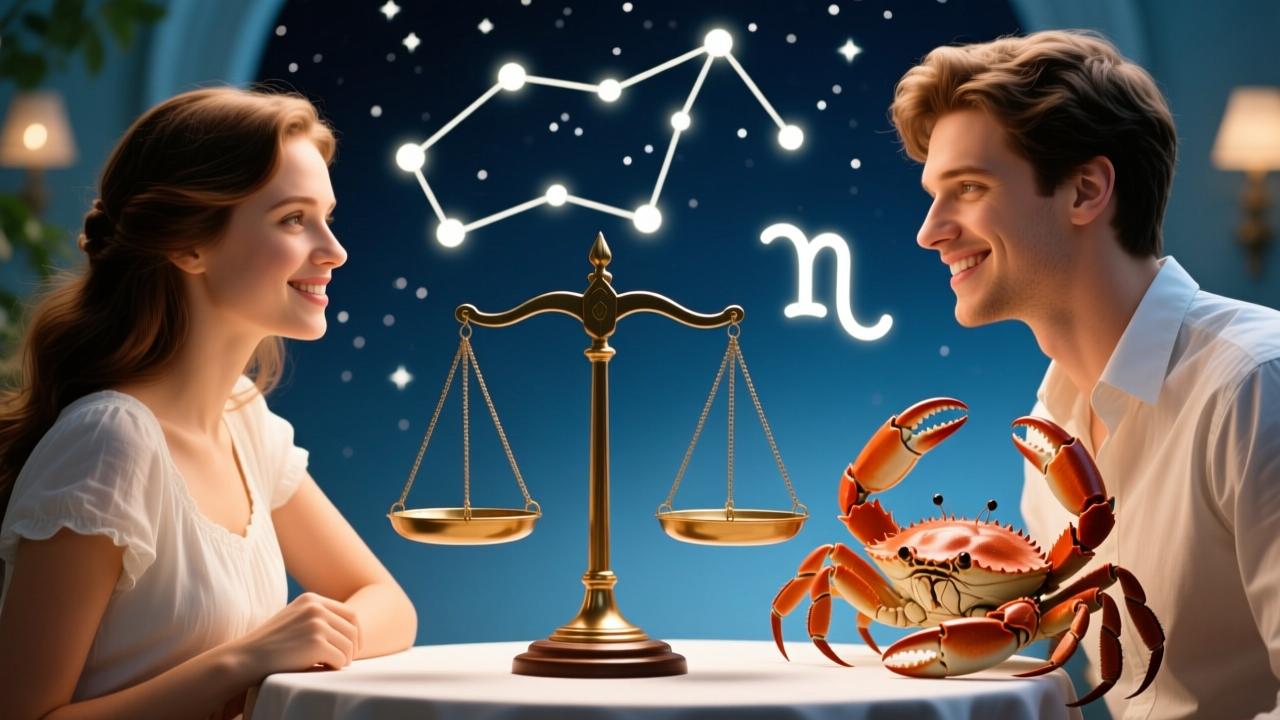 天秤座和巨蟹座配吗？深度解析性格互补与情感兼容的相处之道  第2张