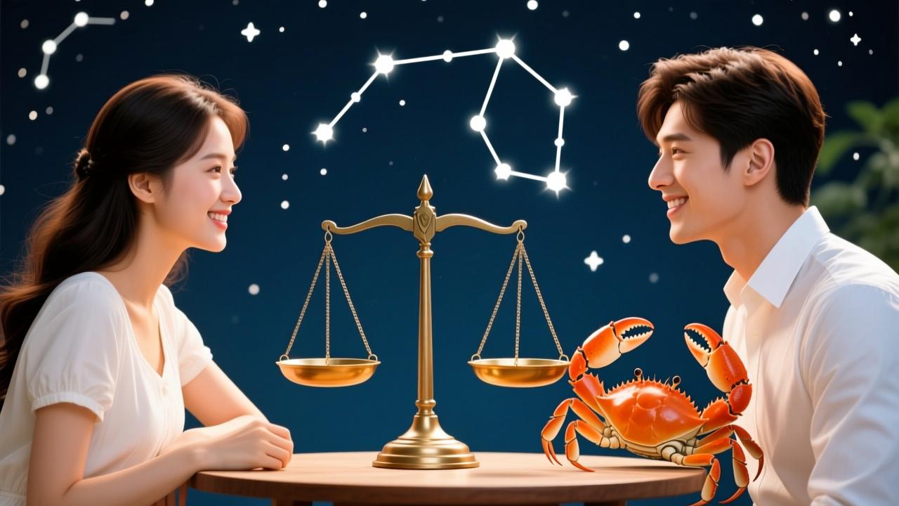 天秤座和巨蟹座配吗？深度解析性格互补与情感兼容的相处之道  第3张