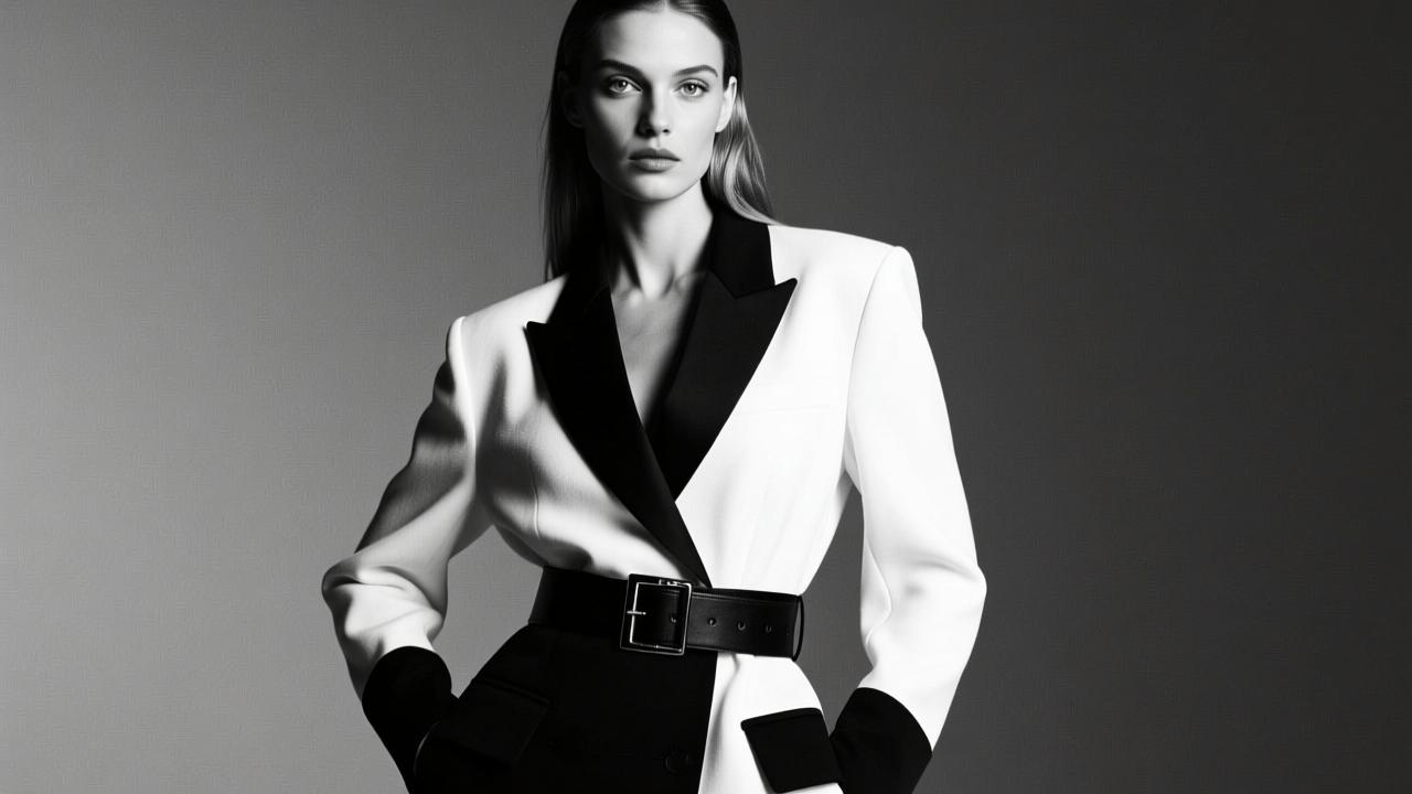 黑白配欧美穿搭指南：掌握极简高级感的时尚密码  第4张