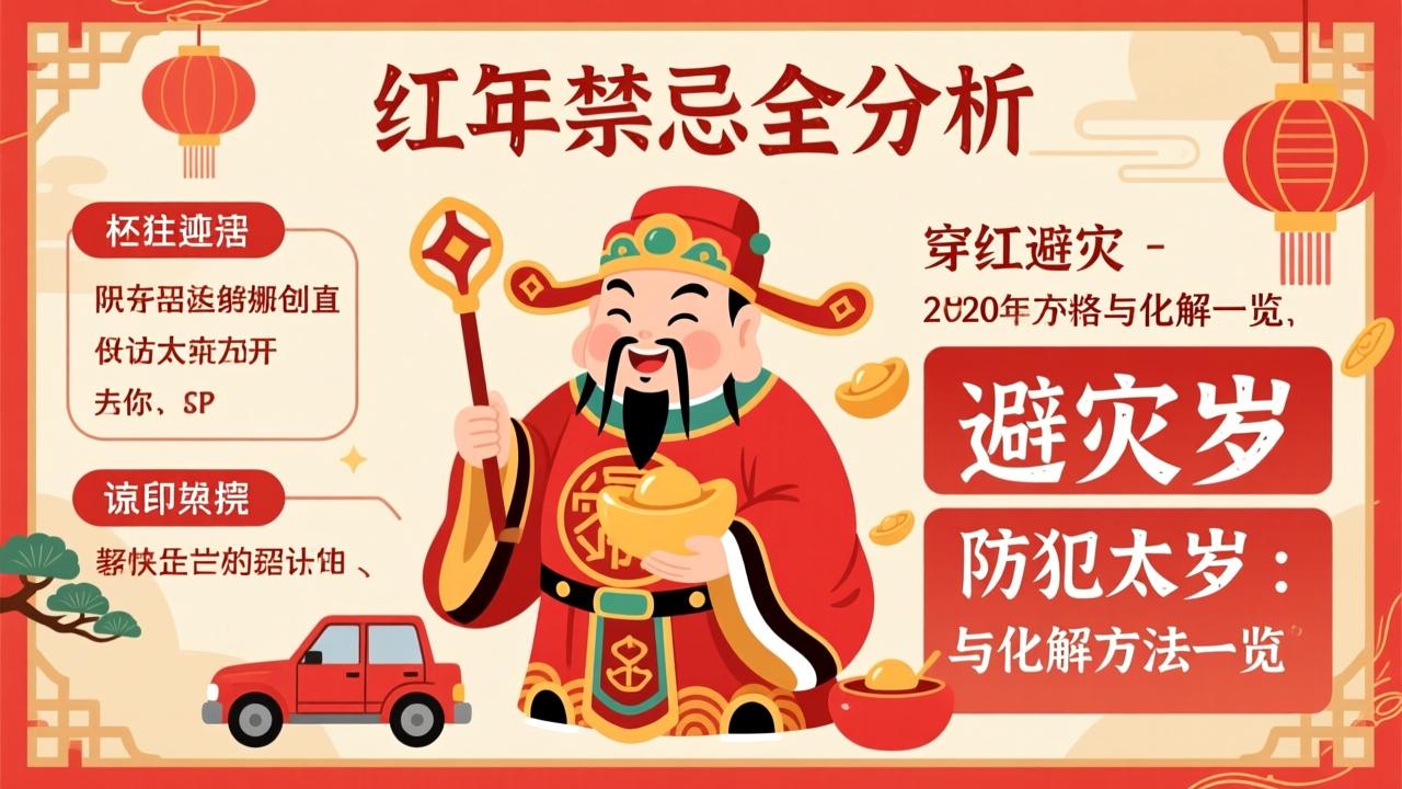 本命年禁忌全解析：穿红避灾、防犯太岁与化解方法一览