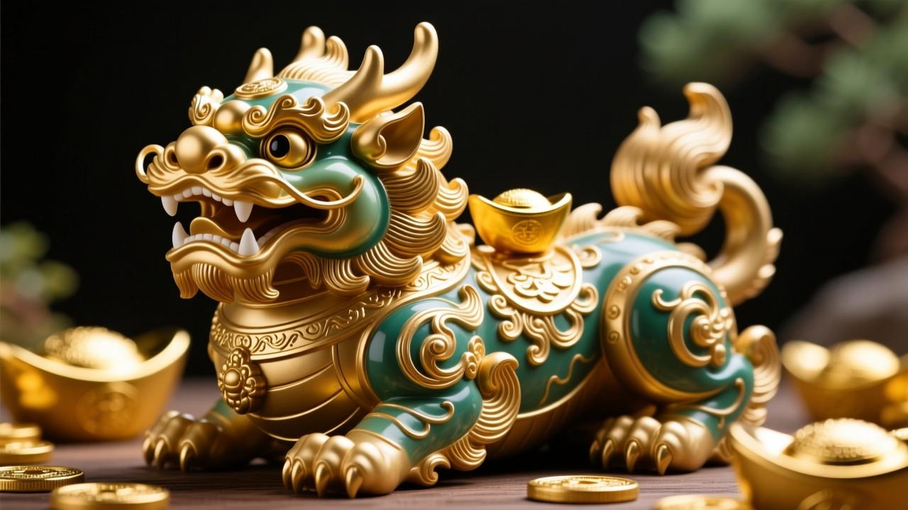 貔貅的样子长什么样?揭秘招财神兽的外形特征与风水寓意 第2张 貔貅的样子长什么样?揭秘招财神兽的外形特征与风水寓意 第2张