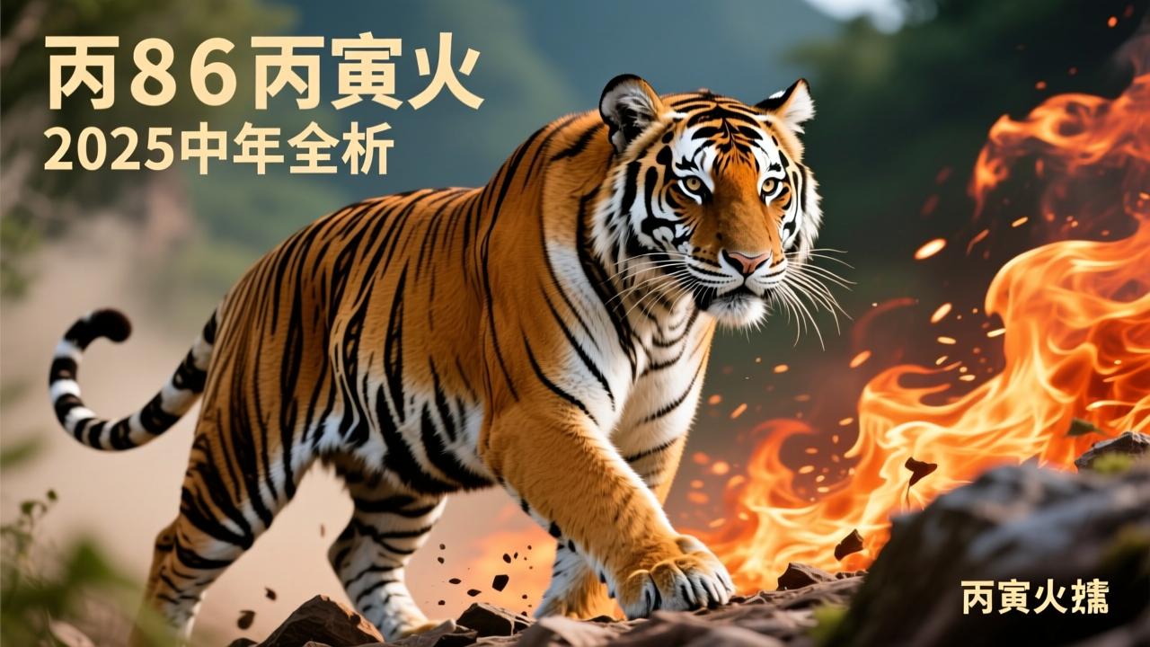 1986年的虎2025年运势全解析：丙寅火虎的中年突围与命运转折