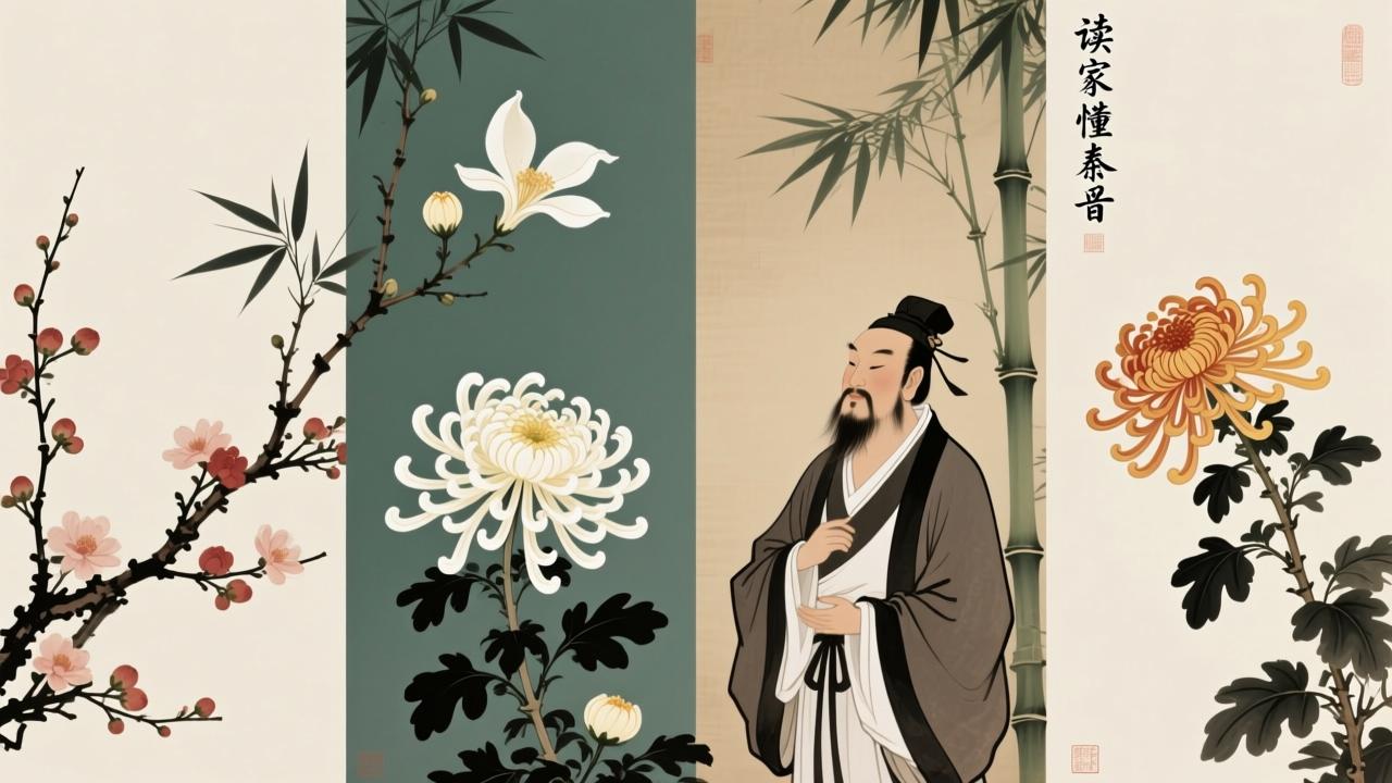 梅兰竹菊四君子:读懂中国文人的精神图腾与人格理想