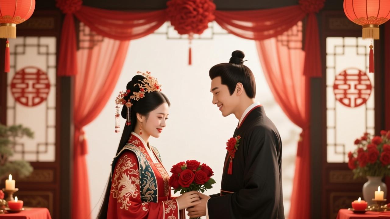 祝福结婚的诗句有哪些？这些古风婚庆诗词让婚礼更有仪式感  第3张