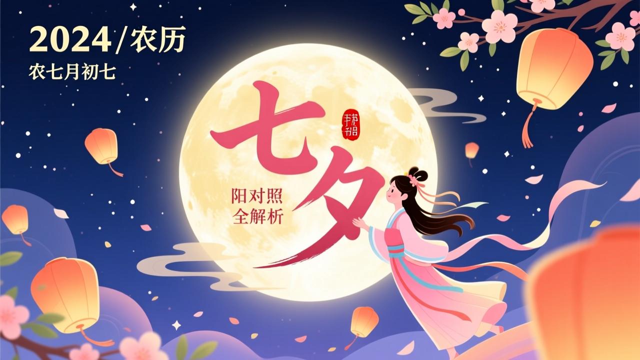 七夕是哪一天2024？农历七月初七阳历对照及节日意义全解析
