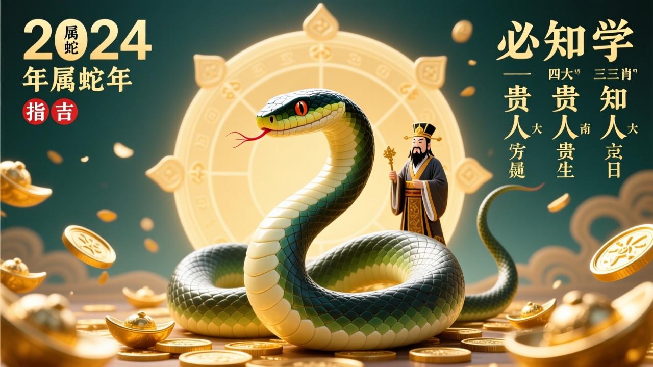 属蛇的贵人是谁？2024年属蛇者必知的三大贵人生肖、四大贵人方位与关键吉日指南  第3张