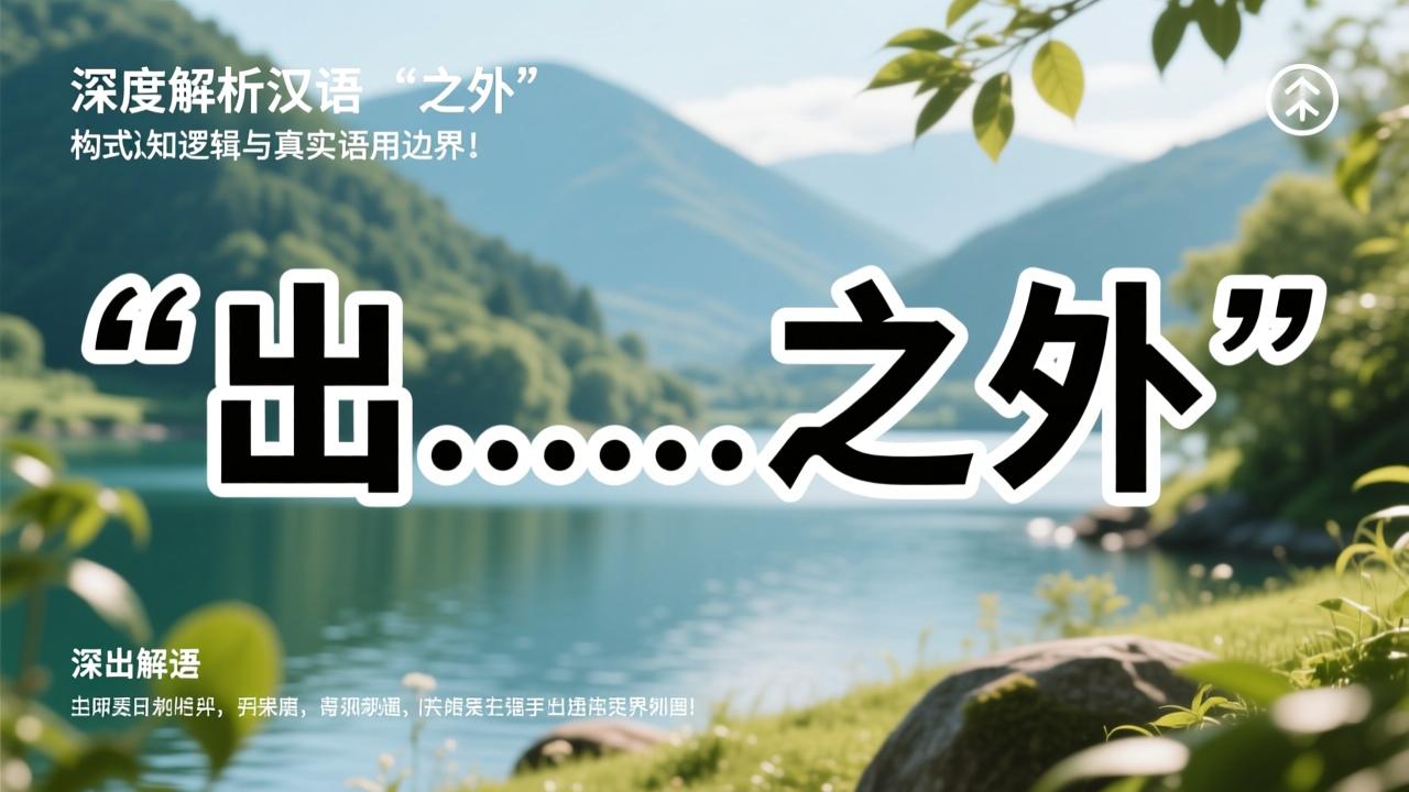 出什么什么外怎么用？深度解析汉语‘出……之外’构式的认知逻辑与真实语用边界