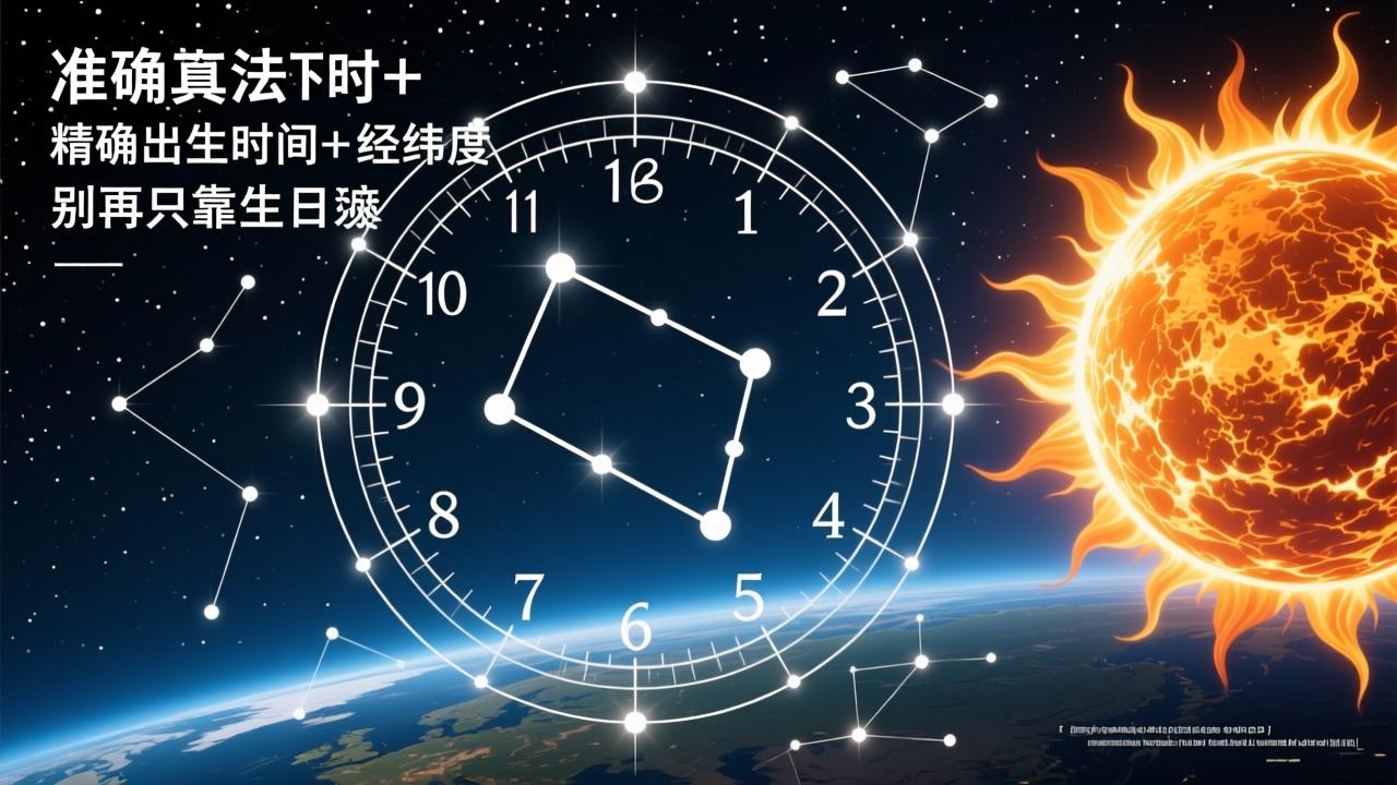 查上升星座准确方法：必须用真太阳时+精确出生时间+经纬度，别再只靠生日  第2张