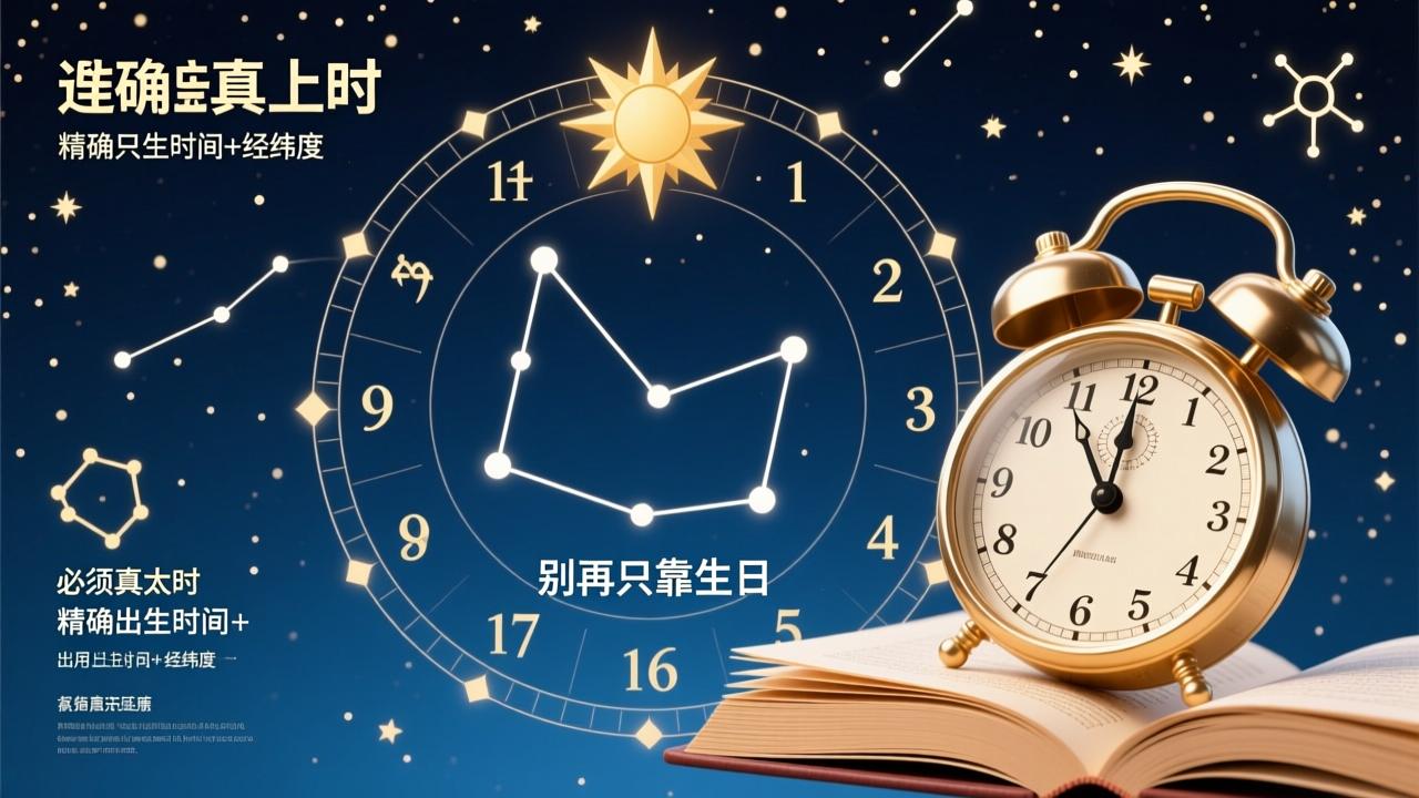 查上升星座准确方法：必须用真太阳时+精确出生时间+经纬度，别再只靠生日  第3张