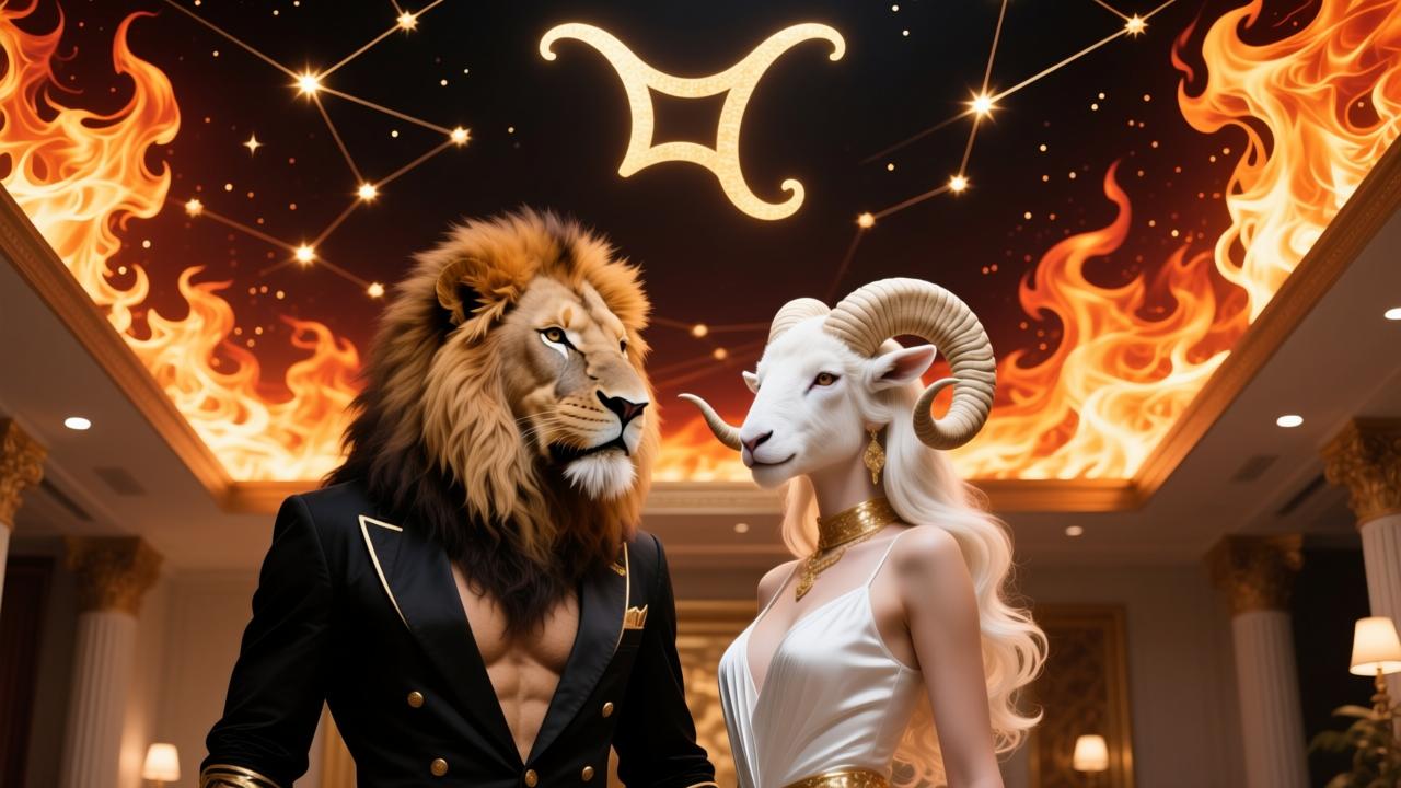 狮子男和白羊女为什么是火象天花板配对？85分高配逻辑全解析