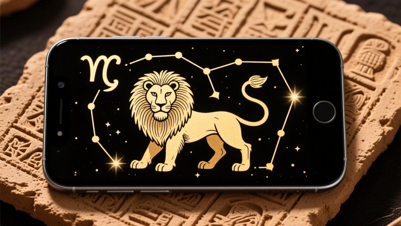 狮子座符号的三千年演化史:从巴比伦泥板到iPhone短信的♌如何重塑人类对自我与光芒的认知 第2张 狮子座符号的三千年演化史:从巴比伦泥板到iPhone短信的♌如何重塑人类对自我与光芒的认知 第2张