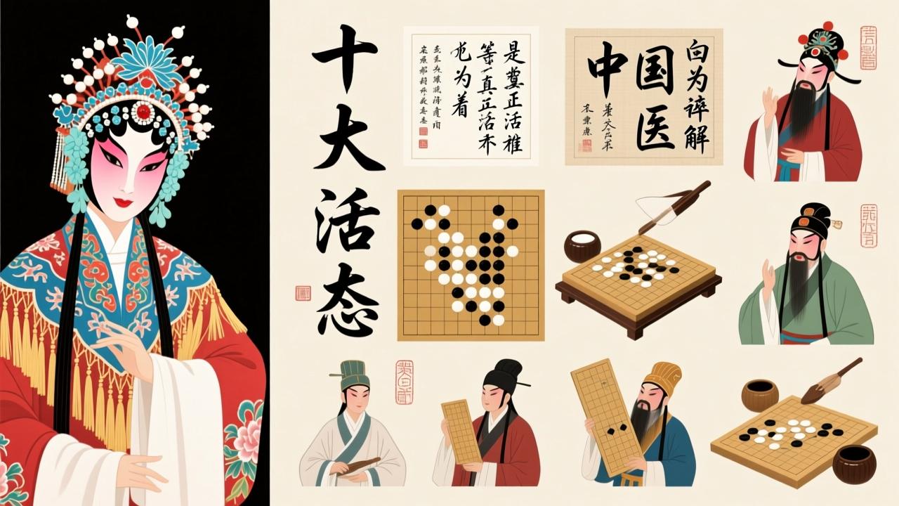 中国国粹有哪些？十大活态国粹详解：京剧中医书法围棋等为什么是真正活着的民族精神  第2张