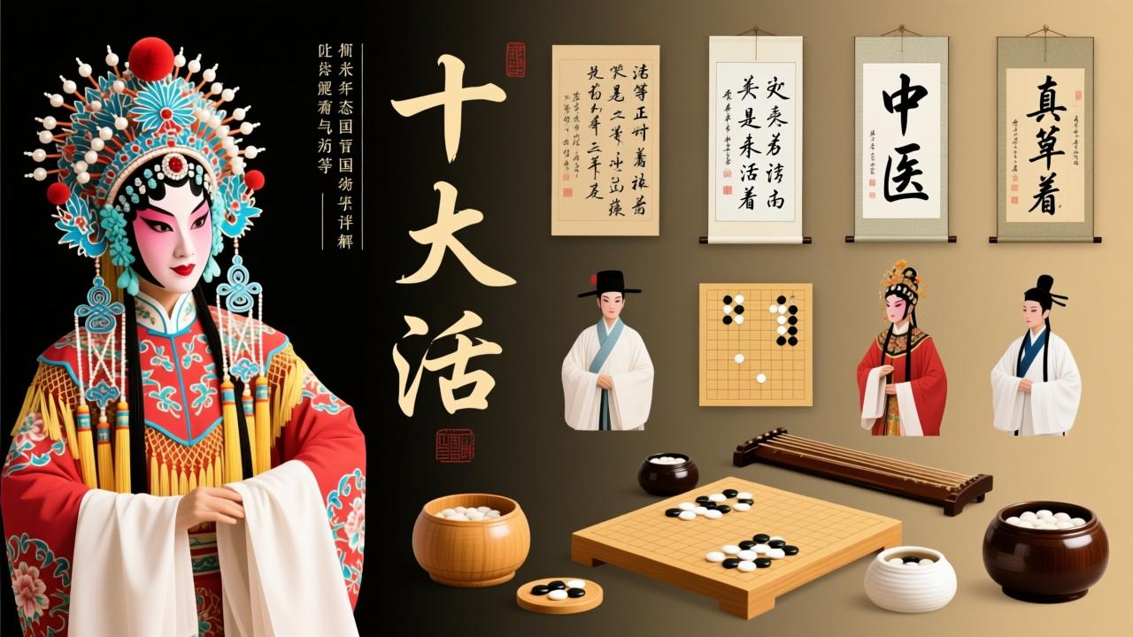 中国国粹有哪些？十大活态国粹详解：京剧中医书法围棋等为什么是真正活着的民族精神  第3张