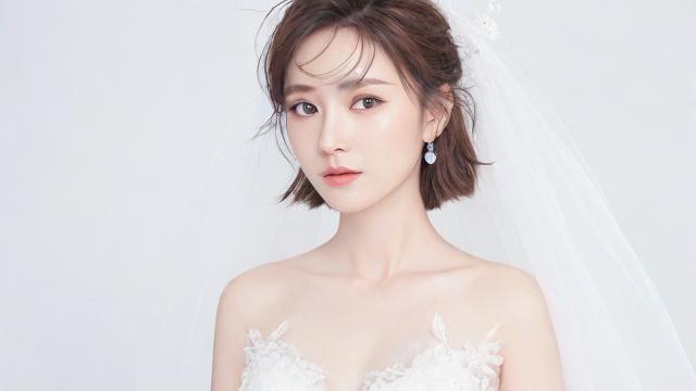 短发婚纱照拍摄技巧与风格指南，展现独特个性与魅力