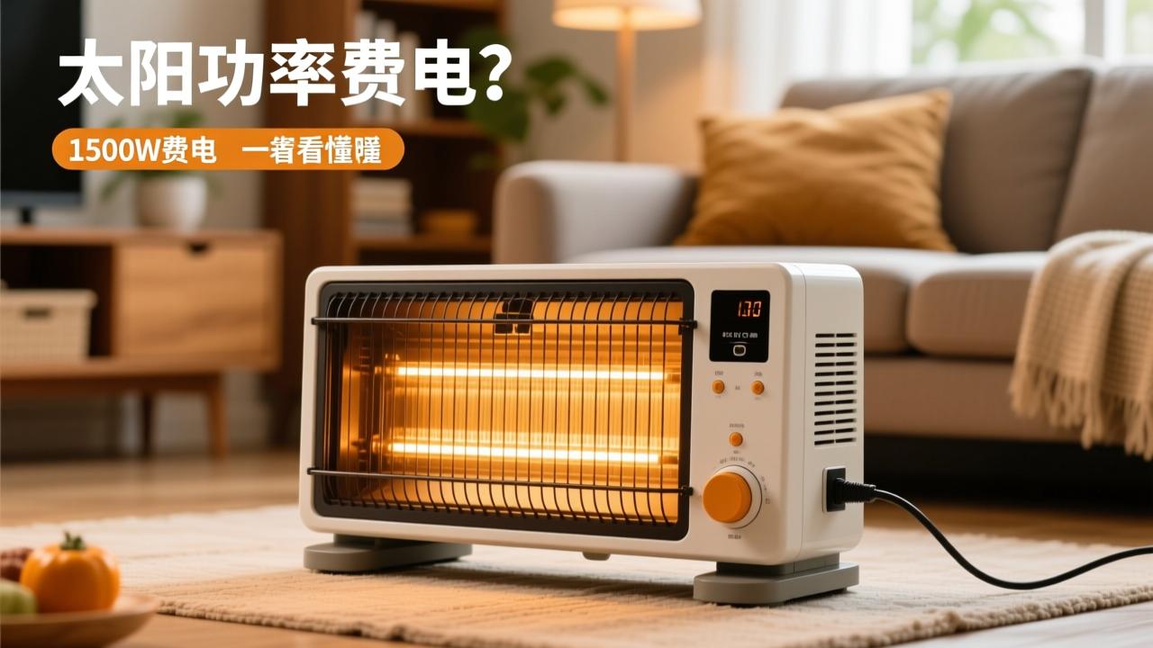 小太阳功率怎么选？1500W费电吗？一篇看懂取暖器功率与省电安全全攻略  第2张