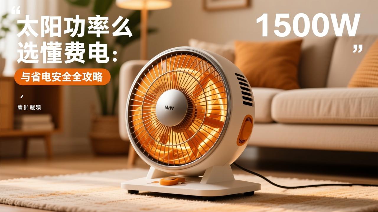 小太阳功率怎么选？1500W费电吗？一篇看懂取暖器功率与省电安全全攻略  第4张