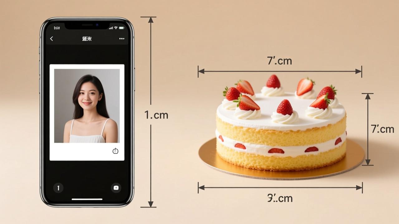 五寸是多少厘米?手机屏幕、照片、蛋糕尺寸换算全解析