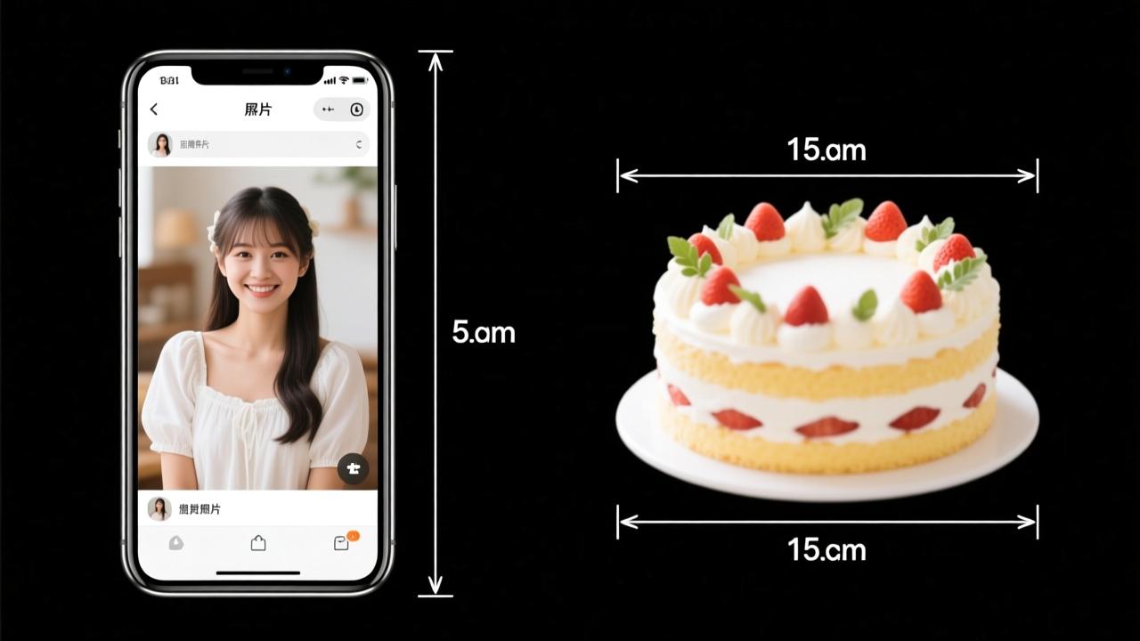 五寸是多少厘米?手机屏幕、照片、蛋糕尺寸换算全解析  第2张 五寸是多少厘米?手机屏幕、照片、蛋糕尺寸换算全解析  第2张