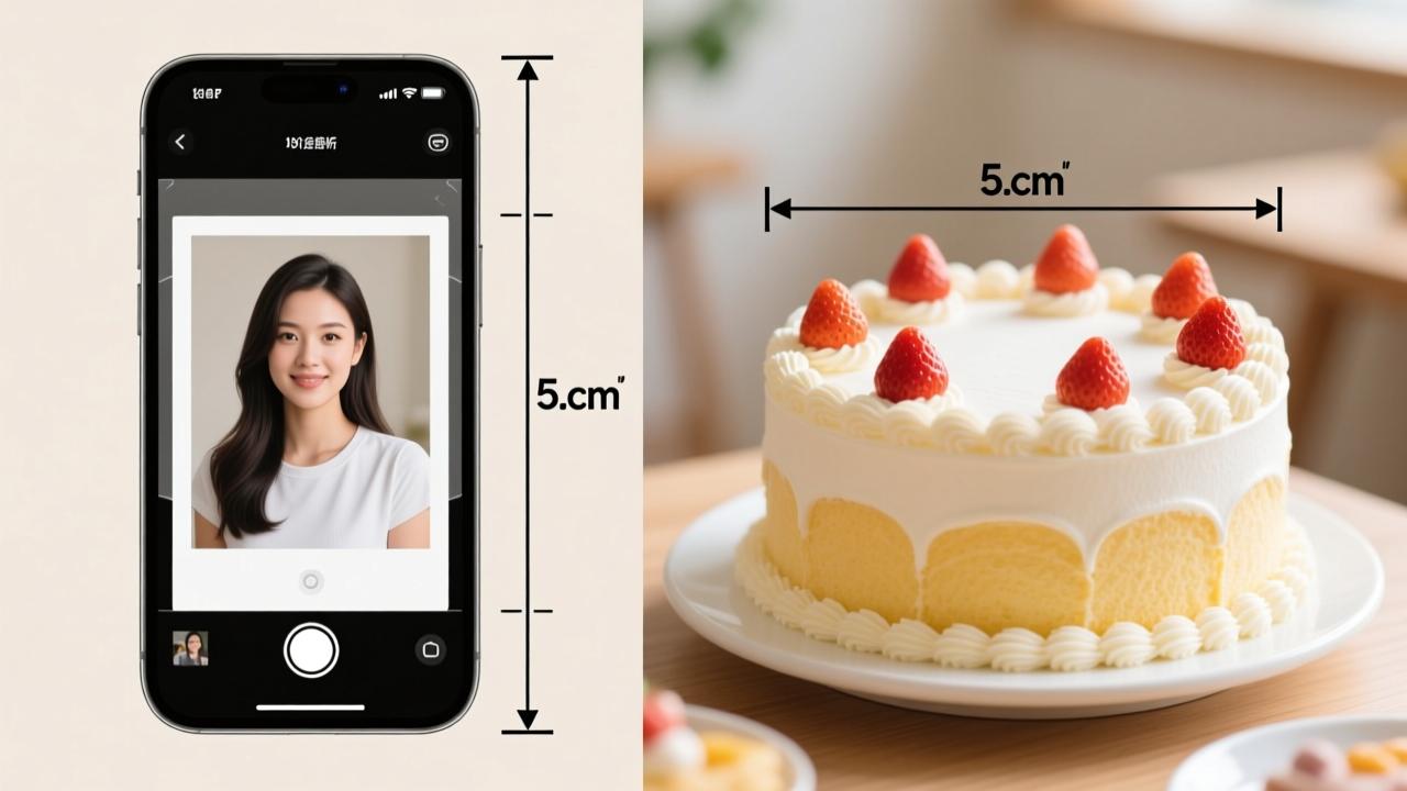 五寸是多少厘米?手机屏幕、照片、蛋糕尺寸换算全解析  第3张 五寸是多少厘米?手机屏幕、照片、蛋糕尺寸换算全解析  第3张
